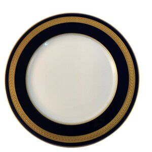 Rosenthal Germany Classic Gold Cobalt Blue Porcelain Salad Plate 8" Fine China